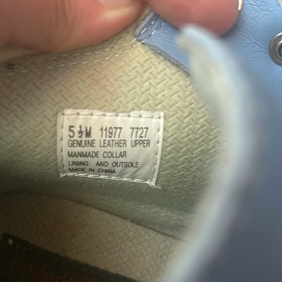 Timberland BOOTS LEATHER Nellie Cornflower Blue - Picture 6 of 7